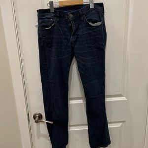 Dark wash Hollister Slim Straight Stretch Jeans